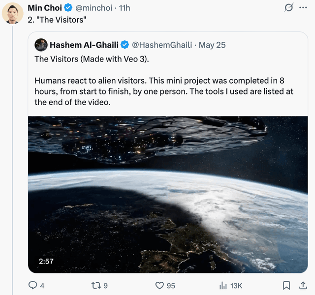 Additional Veo 3 AI-generated video examples
