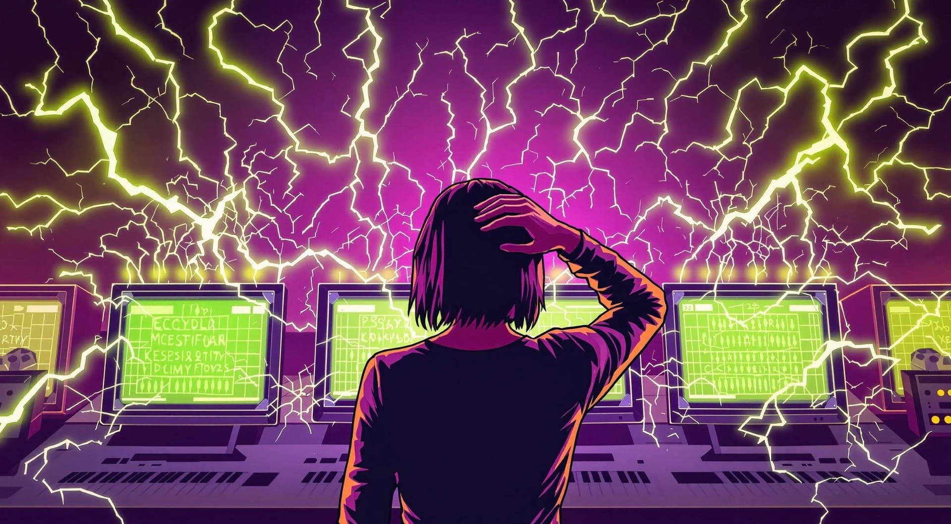 Where Software Composers Get Stuck - Developer overwhelmed by complex code and lightning