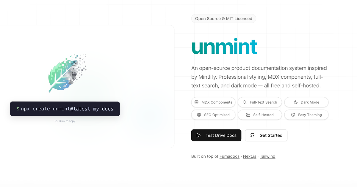unmint preview card